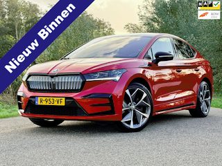 Skoda Enyaq Coupé iV 80 RS 92%SOH Pano Dealer Onderhouden 21INCH Carplay Navi Stoel/Stuur verwarming NAP Vol in opties