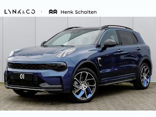 Lynk & Co 01 262PK | Donkere Hemelbekleding | Panoramadak | 360 Graden camera | Elektrische bestuurdersstoel met geheugen | Stoelverwarming | Stuurverwarming | Actieve bochtverlichting | Adaptieve Cruise Control | Stuurassistent | Lane Assist | Navigatie | Elektrische Achterklep | Keyless Entry | Dodehoekassistent