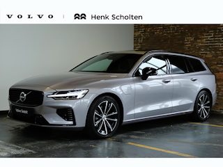 Volvo V60 T8 Plug-in hybrid AWD Plus Dark | Trekhaak | Panoramadak | Verwarmbare voorstoelen, achterbank en stuurwiel | 360 graden camera | Head-up display | Premium audio by Harman Kardon | Adaptieve cruise control | Keyless