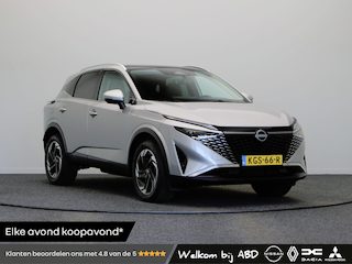 Nissan Qashqai 158pk MHEV Xtronic N-Connecta | Headup-display | Elektrisch achterklep | stoel-stuur & stoelverwarming | 1800 kg trekgewicht | panoramadak | Rondomzicht camera