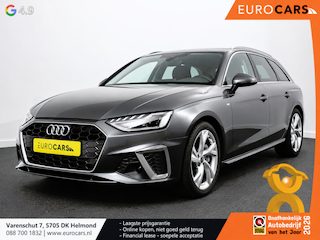 Audi A4 Avant 40 TFSI 204 pk S-tronic S Line Plus Navigatie Adaptive Cruise Control Parkeersensoren Camera Lane Assist Elektrische achterklep Stoelverwarming Ledverlichting Virtual Cockpit Climatronic