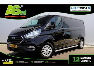 Ford Transit Custom 300 2.0 TDCI L2H1 Limited DC 170PK Automaat NWE Distr.Riem ! Trekhaak Sidebars Navigatie Achteruitrijcamera Carplay LED 16 inch LMV Schuifdeur Airco Cruise