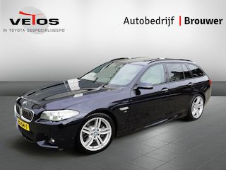 BMW 5-serie Touring 520i M Sport High Executive Pano.dak/navigatie/Wit leder