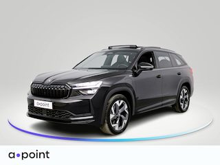 Skoda Kodiaq 1.5 TSI PHEV Sportline Business 204 pk Automaat (DSG) | Verlengde garantie | Navigatie | Panoramadak | Trekhaak (wegklapbaar) | Parkeersensoren | Achteruitrijcamera | Adaptieve cruise control | Stuur / Stoelverwarming | Apple carplay / Android auto |
