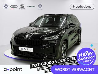 Skoda Kodiaq 1.5 TSI PHEV Sportline Business 204 pk Automaat (DSG) | Verlengde garantie | Navigatie | Panoramadak | Trekhaak (wegklapbaar) | Parkeersensoren | Achteruitrijcamera | Adaptieve cruise control | Stuur / Stoelverwarming | Apple carplay / Android auto |