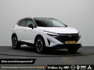 Nissan Qashqai 158pk MHEV Xtronic N-Connecta | Panoramadak | Pilot Assist | Elektrische achterklep | Head-up Display | Stoel, stuur en voorruit verwarming  | Rondomzicht camera |