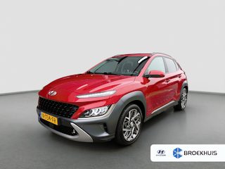 Hyundai Kona 1.6 GDI HEV 141pk Premium | Leder | Premium Audio | Trekhaak | Dodehoek detectie | Camera | Adaptive cruise controle | Elektrische stoelen | Stoelventilatie | Stoelverwarming | Stuurverwarming