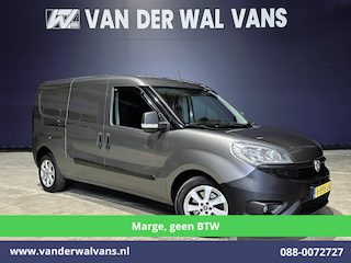 Fiat Doblò 1.6 MJ 120pk **MARGE, geen BTW** L2H1 Euro6 Airco | 3-Zits | Camera | Trekhaak | Cruisecontrol | LM Velgen Parkeersensoren, Android Auto, Bijrijdersbank