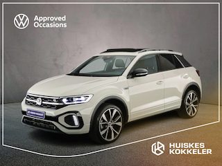 Volkswagen T-Roc R-Line 1.5 TSI 150pk DSG Automaat Panoramadak, Black Style, Adaptive cruise control, Achteruitrijcamera, Elektrische achterklep, LED koplampen, Stoelverwarming