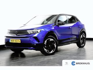 Opel Mokka Electric GS 54 kWh | Navi | Camera | stuurverw. | LMV 18"| Parkeersens. V+A | AD. Cruise control | Zwarte Hemel |
