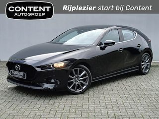 Mazda 3 e-SkyActiv-G M Hybrid Luxury + Trekhaak / HUD / Add. Cruise / Navigatie + Camera! / Stoel/stuurverwarming /