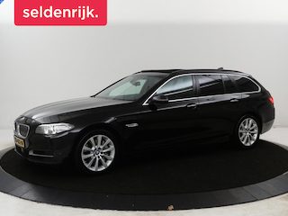 BMW 5-serie Touring 530d High Executive | Handel/Export | Panorama dak | Lederen bekleding | Navigatie | Trekhaak | Stoelverwarming | Stuurwielverwarming | Head-up display | Elektrische achterklep