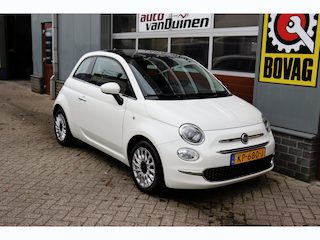 Fiat 500 0.9 TwinAir Turbo Lounge O.a: Clima, Pano-dak, Navi, Pdc, Etc...  Rijklaar! All-in prijs!