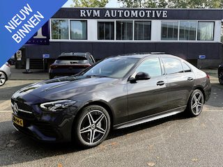Mercedes-Benz C-klasse 300 e Business Solution AMG ORIG. NL NAP| EERSTE EIGENAAR| PANO| MEMORY STOELEN| 360 CAMERA| STOELVERWARMING| NIGHT PAKKET|