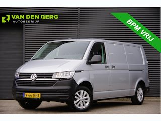 Volkswagen Transporter 2.0 TDI L2 150PK AUT. 3-ZITS, 2X SCHUIFDEUR, STANDKACHEL, STOELVERWARMING, ADAPT. CRUISE, AIRCO, CAMERA, PARKEERSENSOREN, 2 SCHUIFDEUREN, DUBBELE SCHUIFDEUR
