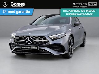Mercedes-Benz A-klasse 250 e Business Solution AMG | AMG Plus Pakket | Night Pakket | Panoramadak | Burmester Surround Sound | 360° Camera | Head-up Display | Dodehoekassistent | MULTIBEAM LED Koplampen | Elektrisch Verstelbare Stoelen + Memory | Stoelverwarming | Sfeerverlichting | Apple CarPlay | Android Auto | Elektrisch Inklapbare Buitenspiegels | Parkeersensoren