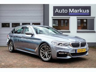 BMW 5-serie Touring 520i M-Sport|Memory|Trekhaak|HiFi|Sfeer|Orig NL|Leder
