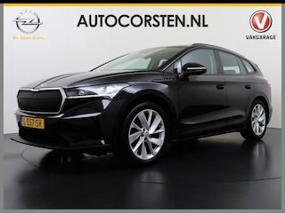 Skoda Enyaq iV 180PK Trekhaak Adap.Cruise 3-Zone Ecc Camera Matrix-Led Stuur+Stoelverwarming Navi SOH 87% Android Auto Apple Carplay P-Assist Lmv 20" Pdc DAB Isofix Keyless 1.000kg Trekgewicht 1e Eigenaar Origineel Nederlandse Auto