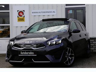 Kia Ceed Sportswagon 1.6 GDI PHEV Platinum*Perfect Onderh*Pano/ACC met stuurhulp/Leder/Stoelverw.V+A/Stuurverw./Stoelkoeling/Memorie/Camera/DAB/LED/Dodehoek/Elek. Klep/Parkeersens.V+A/VOL*