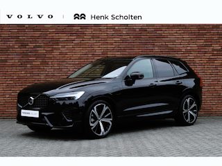 Volvo XC60 2.0 T8 Plug-in hybrid AWD Ultra Black Edition | Luchtvering | Panoramisch schuif-/ kanteldak | 360 graden camera | Harman Kardon | Geventileerde voorstoelen | Massagefunctie op de voorstoelen | Extra getint glas | 21 inch. lichtmetalen velgen | Volvo Guard Alarm | Stoel-/ stuurwielverwarming | Pilot assist | BLIS | Apple carplay/ Android auto
