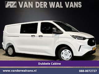 Ford Transit Custom 2.0 TDCI L2H1 Dubbele Cabine Euro6 Airco | 6-Zits | Camera | Navigatie | LED | Apple Carplay | Cruisecontrol Android Auto, Verwarmde voorruit, Stoelverwarming, Parkeersensoren, Bijrijdersbank
