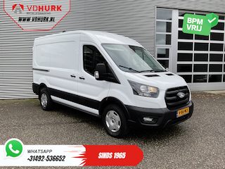 Ford Transit 2.0 TDCI 165 pk Aut. L2H2 Standkachel/ 2.8t Trekverm./ Omvormer/ Carplay/ Climate/ Cruise/ Camera/ PDC/ Trekhaak