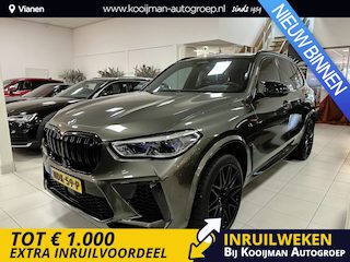 BMW X5 Competition Elektrische trekhaak, Keramisch, Laser koplampen, M performance, 627 PK, Dealer onderhouden, Manhattan premium lak, HUD, 360"