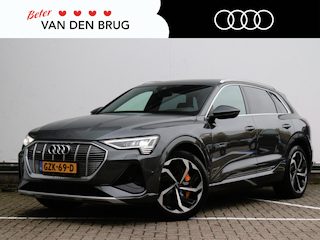 Audi e-Tron 55 quattro S edition 95 kWh | Trekhaak | Nachtzicht | B&O | HUD | Dodehoekdetectie | Panoramadak | Elekt Stoelen | Stoel + Stuurverwarming!