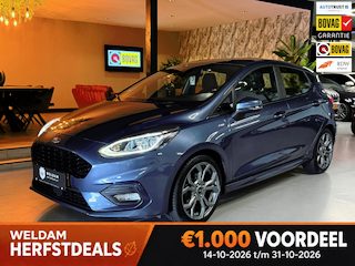 Ford Fiesta 1.0 EcoBoost 140PK ST-Line Garantie|LED|Cruise|Lane|Keyless|Clima|DAB|PDC|Rijklaar