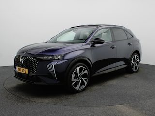 DS 7 E-Tense Hybrid 225-PK Étoile | Automaat | Carplay | Panorama dak | Leder | Elek. stoelen | Stoelgeheugen | Stoelverwarming + ventilatie | Focal audio | 360* camera | Dodehoekbewaking |