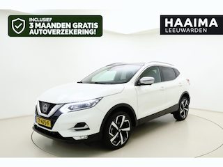 Nissan Qashqai 1.2 Tekna + | Nappa Lederen bekleding | BOSE audio system | Keyless | Panoramadak | Keyless | Stoelverwarming | Navigatie