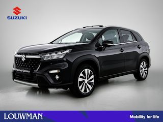 Suzuki S-Cross 1.4 Boosterjet AllGrip Style Smart Hybrid | Panoramadak | 360 Camera | Dodehoek detectie | Parkeersensoren voor+achter | Stoelverwarming | Navigatie | Apple CarPlay/Android Auto |