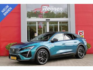 Peugeot 408 e-408 GT AVANTAGE 58 kWh | PANORAMA SCHUIF/KANTEL DAK | WARMTEPOMP | HIFI PACK: (DRAADLOZE TELEFOONLADER, FOCAL PREMIUM HIFI SYSTEEM MET 10 SPEAKERS) | 360 VISION & DRIVE ASSIST PLUS PACK: (360° CAMERA MET 4 HD CAMERA'S, CLEAN CABIN,3D NAVIGATIE SYSTEEM) |  ELEKTRISCH VERSTELBARE VOORSTOELEN MET MASSAGE FUNCTIE EN STOELVERWARMING | BEKLEDING ALCANTARA/KUNSTLEDER | DRAADLOZE APPLE CARPLAY/ANDROID AUTO | 19" LICHTMETALEN VELGEN "GRAPHITE" | LED MATRIX KOPLAMPEN | DONKERE HEMELBEKLEDING | SFEER VERLICHTING | ELEKTRISCH BEDIENBARE ACHTERKLEP | PACK DRIVE PLUS PACK: (PACK SAFETY, ADAPTIVE CRUISE CONTROL MET STOP & GO, LANE KEEPING ASSIST, SEMI AUTONOOM RIJDEN LEVEL 2, PARKEERHULP VOOR) | 3 FASE |