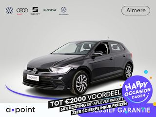 Volkswagen Polo 1.0 TSI Life Edition 95 pk | Verlengde garantie | Navigatie | Parkeersensoren | Achteruitrijcamera | Adaptieve cruise control | Stoelverwarming | Apple carplay / Android auto | draadloze telefoonlader |