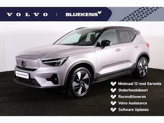 Volvo EX40 Extended Range Ultra 82 kWh - Panorama/schuifdak - IntelliSafe Assist & Surround - 360º Camera - Harman/Kardon audio - Verwarmde voorstoelen, stuur & achterbank - Parkeersensoren voor & achter - Elektr. bedienb. voorstoelen met geheugen links - Draadloze tel. lader - Warmtepomp - Extra getint glas - Inklapbare trekhaak - 19' LMV