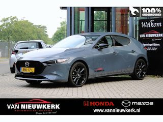 Mazda 3 Hatchback Skyactiv-G 140pk M Hybrid Aut Homura | Keyless | Stoel & Stuur verwarming | HUD | A Cruise | LED | CarPlay & Android |