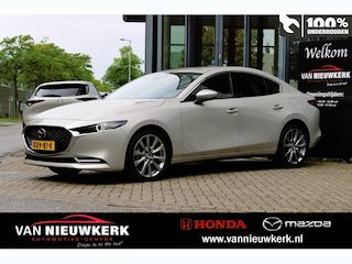 Mazda 3 Skyactiv-X 186pk M Hybrid Aut Takumi | BOSE | 360 Camera | HUD | Stoel & Stuur verwarming | Memory seats | Keyless |