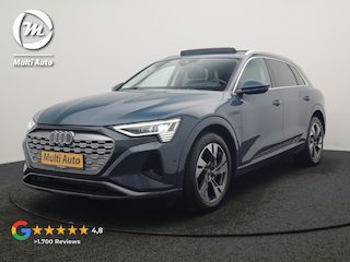 Audi Q8 e-tron 55 quattro Advanced Edition 114 kWh Dealer O.H | SOH 96,6% | Trekhaak Afn. | Panodak | Luchtvering | Adaptive Cruise | 360 Camera | Head Up | Bang & Olufsen | Sportstoelen Memory & Verwarmd | Keyless | Apple Carplay | Navigatie | DAB | 20"L.M |