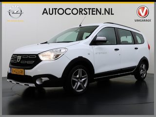 Dacia Lodgy 1.3TCe 131PK 7-Persoons Navi Camera Airco Pdc Cruise Control Apple Carplay/Android Auto Stepway Isofix DAB Bluetooth 1e Eigenaar Origineel Nederlandse Auto