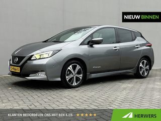 Nissan Leaf Tekna 40 kWh / 91% SOH / All Season Banden / Adaptief Cruise Control / Airco / Voor&Achter Verwarming Stoel / Multimedia Scherm / Dode Hoek Detectie / Keyless Entry&Start /