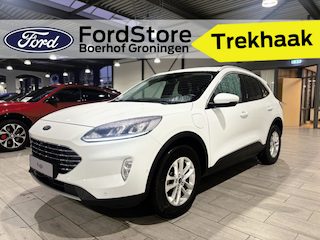 Ford Kuga 2.5 PHEV 225 pk Titanium | Trekhaak | Stoelverw. | Adapt. cruise | Camera | SOH 85,8% | 100% dealer onderh. | 4 seiz. banden