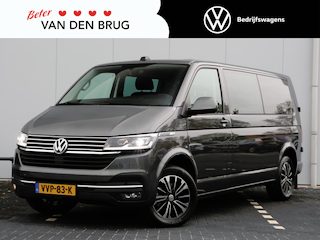Volkswagen Transporter 2.0 TDI 150pk DSG DC Bulli L2 | Dubbele Cabine | Airco | Adaptive cruise control | Camera | App connect | Digital cockpit | PDC | Trekhaak | 17" LM velgen | Betimmering | Glaslook panelen |