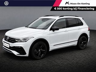 Volkswagen Tiguan 1.4TSIeHybrid 180kW/245PK R-Line Black Style · Panoramadak · Trekhaak · 360°Camera + Parkeersensoren · Stoelverwarming · Garantie t/m 27-07-2027 of 100000km.