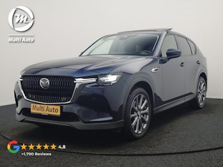 Mazda CX-60 2.5 e-SkyActiv Exclusive-Line PHEV 327pk Dealer O.H | SOH 90,9% | Trekhaak Af Fabriek | Panodak | Head Up | Camera | Stoelen & Stuur Verwarmd | Blis | Keyless | Apple Carplay | Navigatie | DAB | Virtual | 20"L.M | Plug In Hybrid |