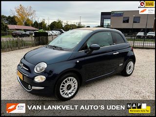 Fiat 500 1.2 Lounge Cabrio, Navigatie, Climate, LED