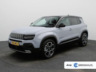 Jeep Avenger Summit 54Kwh | Carplay | Adaptieve cruise | Stoelverwaring | Keyless | Camera | Elek. klep | Navi | Clima | PDC V+A |