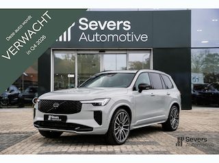 Volvo XC90 2.0 T8 Plug-in hybrid AWD Ultra Black Edition Luchtvering | Panoramadak | Head-up display | Trekhaak | Stoelventilatie | Adaptieve Cruise Controle | 7 pers | 22" 7-Dubbelspaaks-Design, diamantgeslepen/ hoogglans zwart | Akoestische zijruiten |
