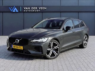 Volvo V60 2.0 T8 Recharge AWD R-Design | Incl. 12 maanden garantie | SOH 91% | Pilot assist | Harman/Kardon audio | Memory seats | Stoel/stuurverwarming | Uitklapbare trekhaak | Schuif/kantel dak | Apple carplay/Android auto |