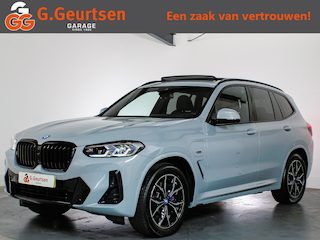 BMW X3 xDrive30e M-Sport LCI Laser, Panoramadak, 360Camera, Head-Up, Brooklyn Grau, Dealer onderhouden!