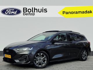 Ford Focus Wagon EcoBoost Hybrid 155 pk ST-Line | Pano | Winter Pack | Cruise control | Climate control | SYNC 4 | 4 seiz. banden |
